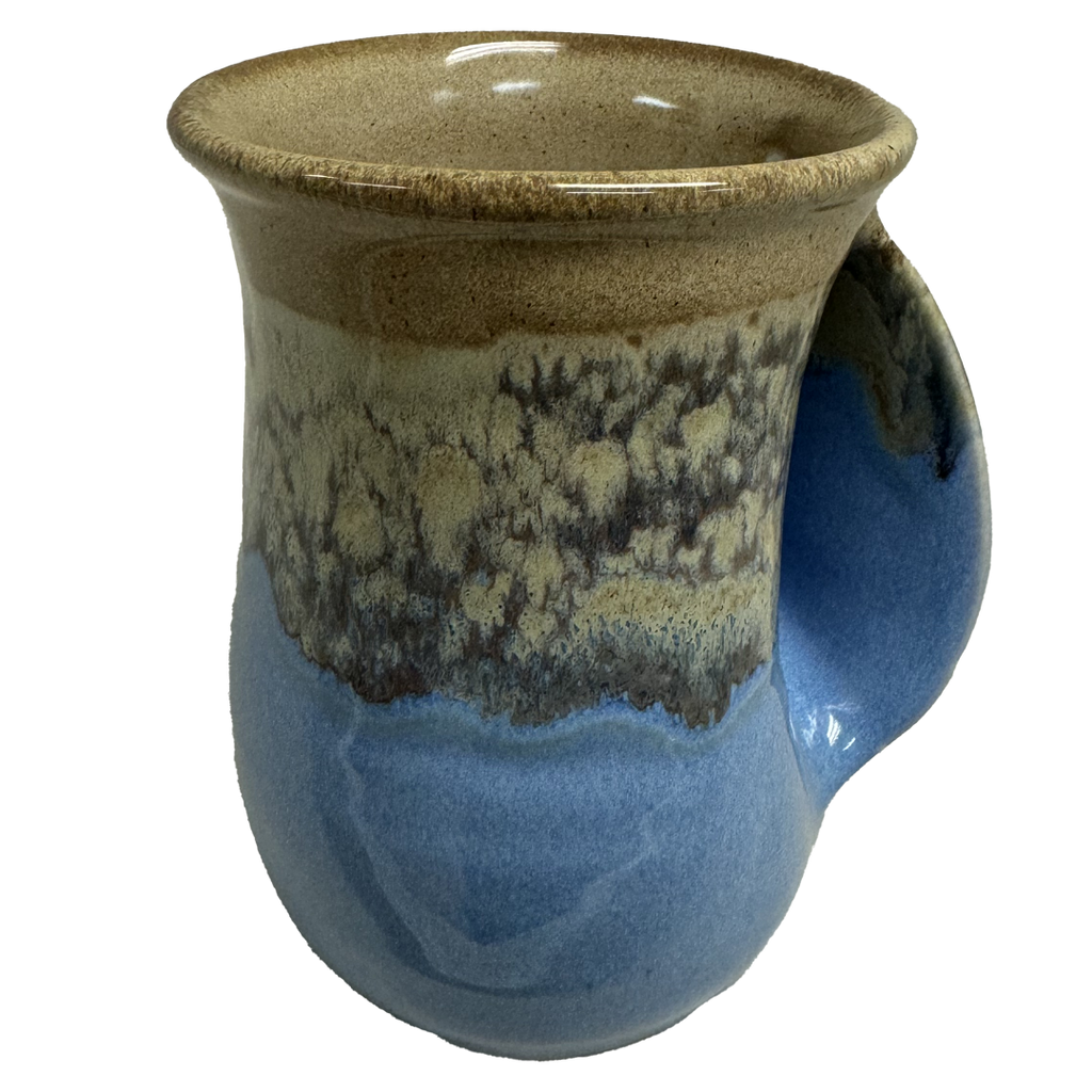 Tea/Coffee Handwarmer Ceramic Mug - Right Hand