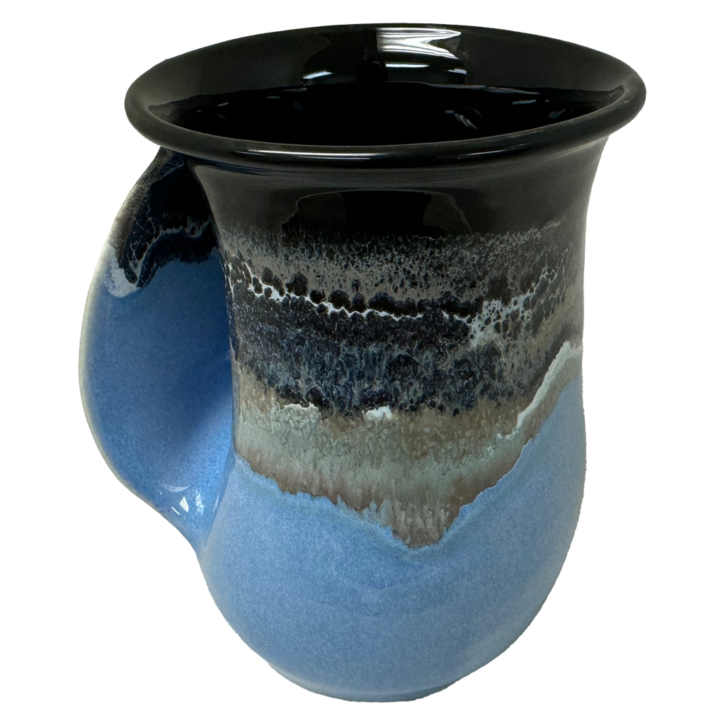 Handwarmer Tea/coffee Ceramic Mug - Left Hand