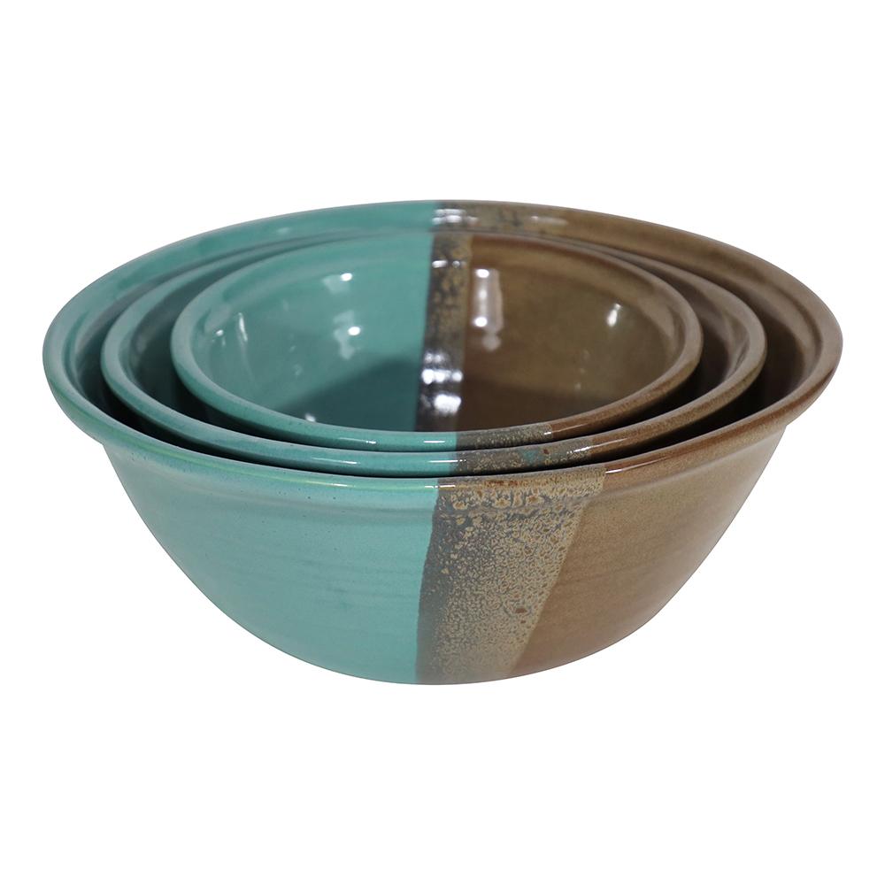 Handmade Ceramic Nesting Bowl Set
