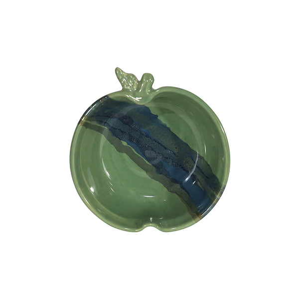 Handmade Small Apple Shaped Serving Ceramic Bowl - clayinmotion