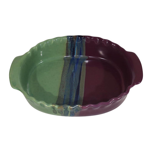Handmade Ceramic Small Oval Shaped Baker - clayinmotion