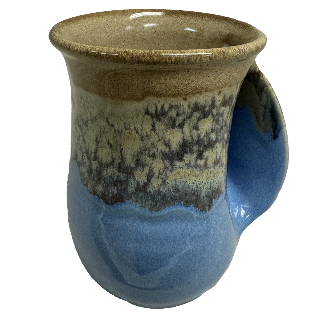 Tea/Coffee Handwarmer Ceramic Mug - Right Hand
