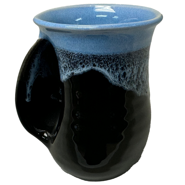 Handwarmer Tea/coffee Ceramic Mug - Left Hand