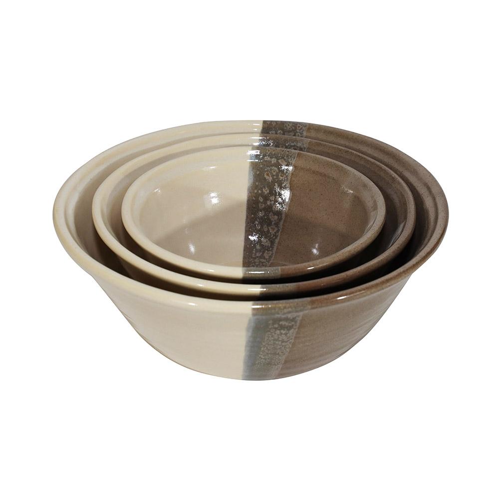 Shop Handcrafted Ceramic American-Made Nesting Mixing Bowls