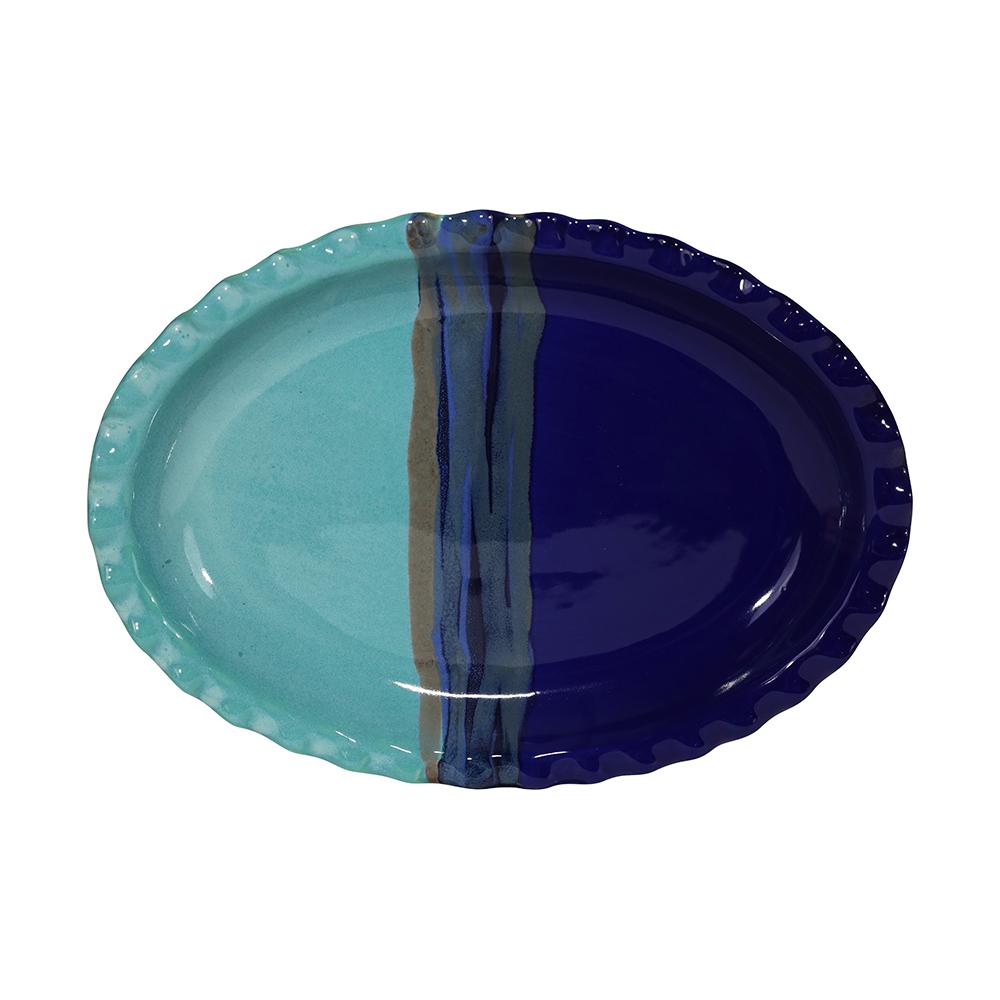Handmade Ceramic Oval Platter