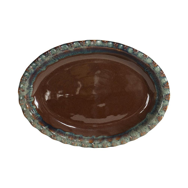 Handmade Ceramic Oval Platter - clayinmotion