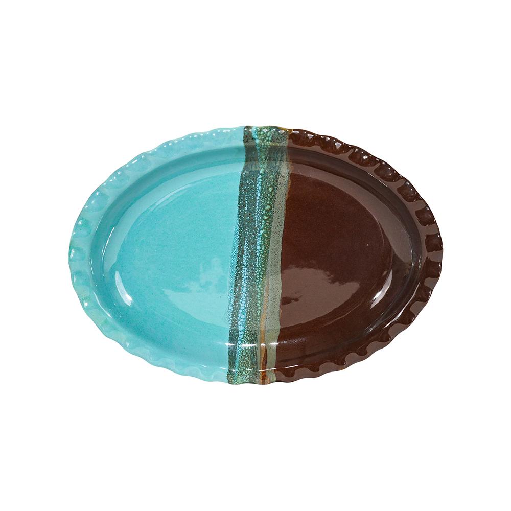 Ceramic oval plate deals