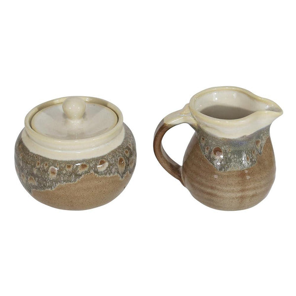 Handmade Ceramic Cream & Sugar Set - clayinmotion