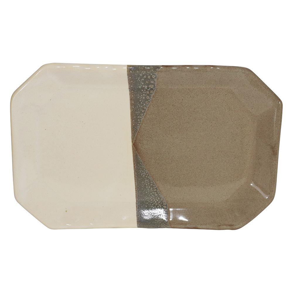 Ceramic Riser Tray Rectangle Handmade pottery Handmade Ceramic Rectangular Tray | Clay in motion