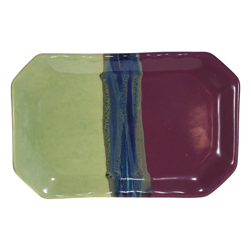 Ceramic Riser Tray Rectangle Handmade pottery Handmade Ceramic Rectangular Tray | Clay in motion