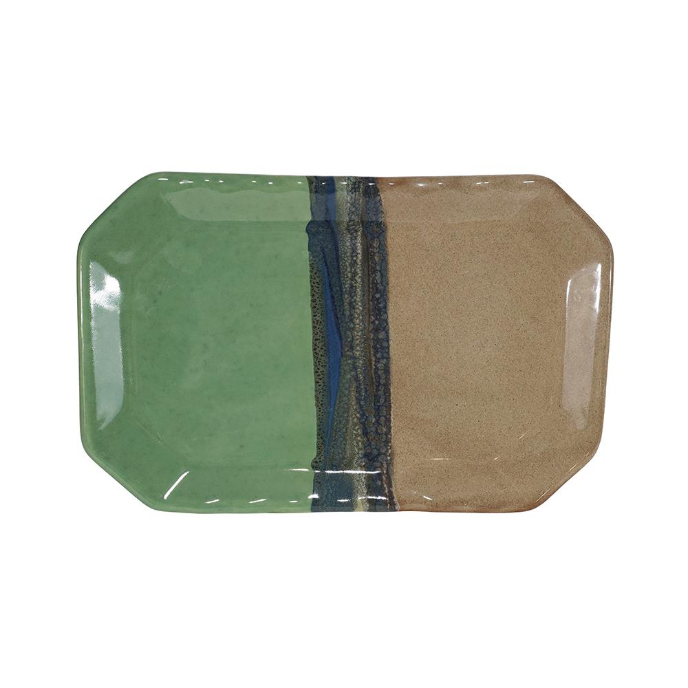 Ceramic Riser Tray Rectangle Handmade pottery Handmade Ceramic Rectangular Tray | Clay in motion