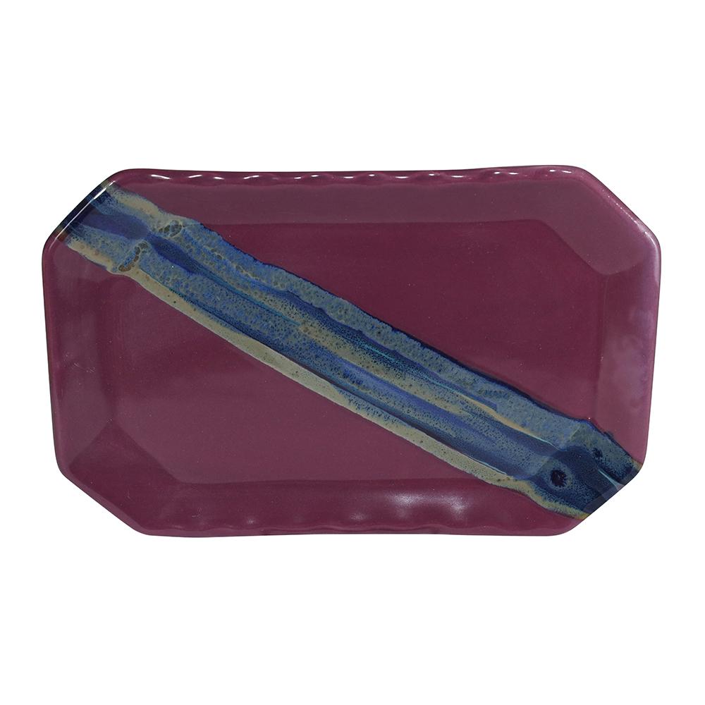 Ceramic Riser Tray Rectangle Handmade pottery Handmade Ceramic Rectangular Tray | Clay in motion
