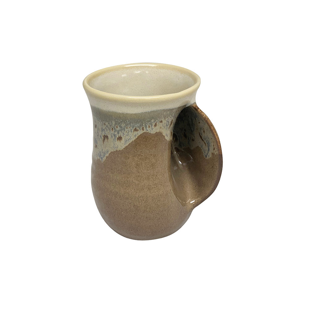 Handmade pottery Tea/Coffee Handwarmer Ceramic Mug - Right Hand