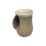 Handwarmer Tea/coffee Ceramic Mug - Left Hand - clayinmotion
