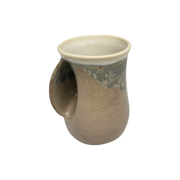 Handwarmer Tea/coffee Ceramic Mug - Left Hand - clayinmotion