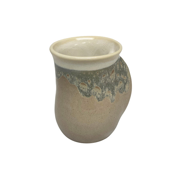 Handwarmer Tea/coffee Ceramic Mug - Left Hand - clayinmotion