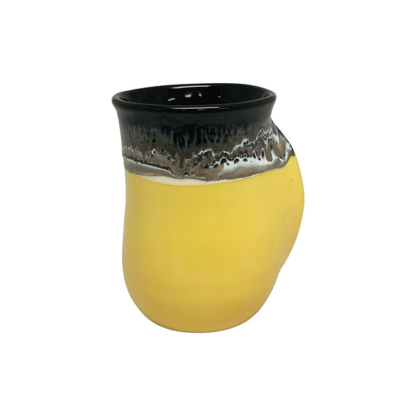 Handwarmer Tea/coffee Ceramic Mug - Left Hand - clayinmotion