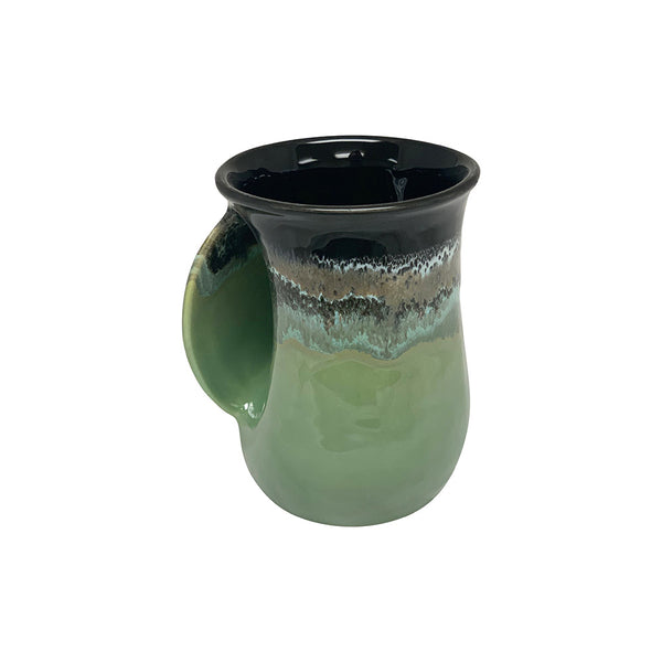 Handwarmer Tea/coffee Ceramic Mug - Left Hand - clayinmotion